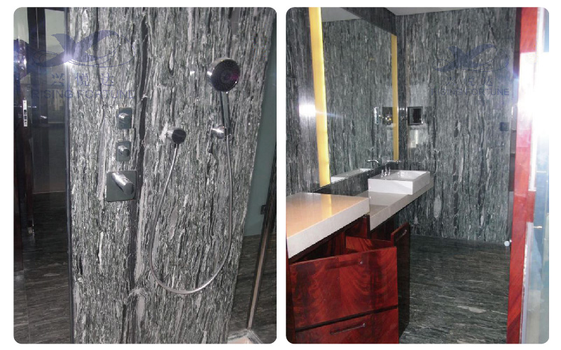 green marble wall tiles