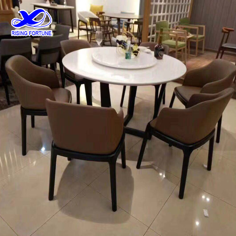 round marble dining table