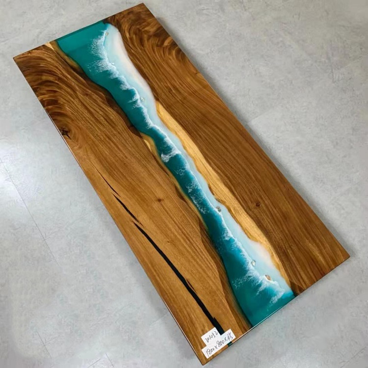 Tabla madera y resina epoxi 🍽️ Elegancia y funcionalidad en tus