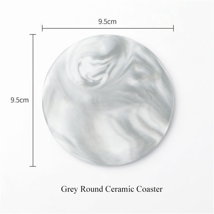 round ceramic coaster