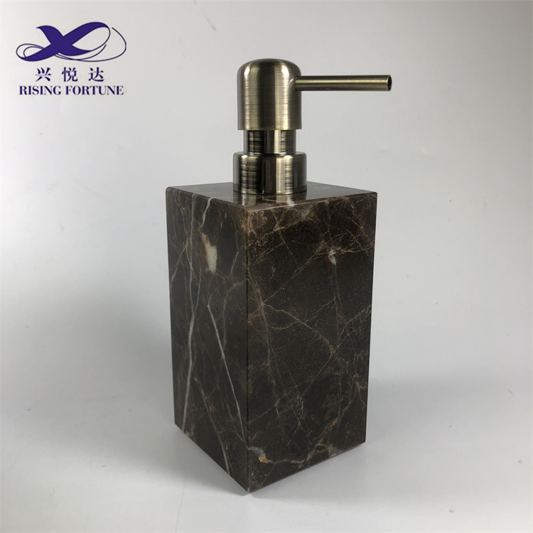 Marble Lotion Soap Pump Dispenser Bottle