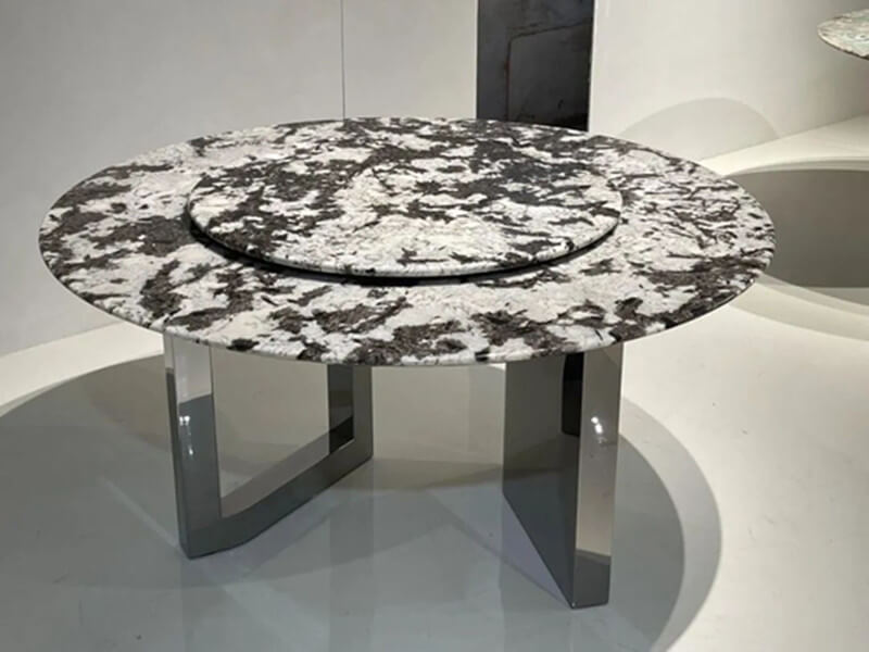 mesa auxiliar de mármol
