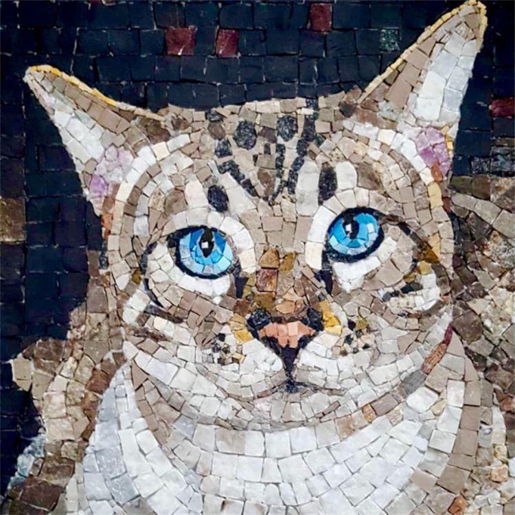 azulejo de mosaico de mármol 3d