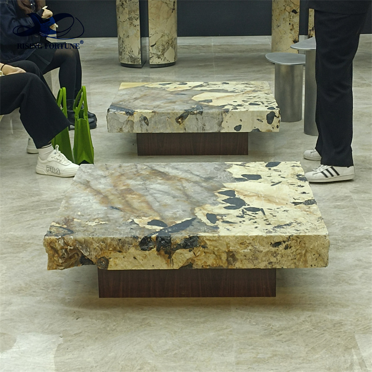 Marble Tea Table Set 