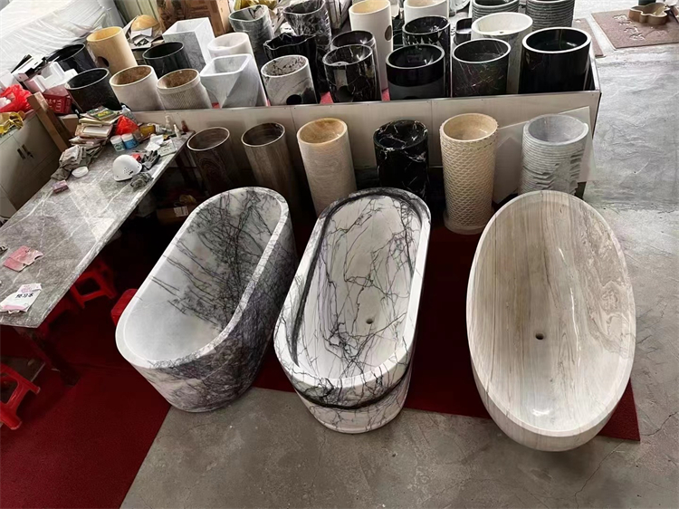 marble bath tub