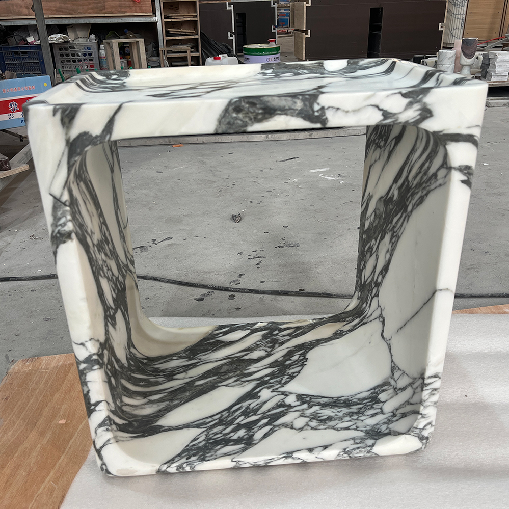 Calacatta viola square marble coffee table