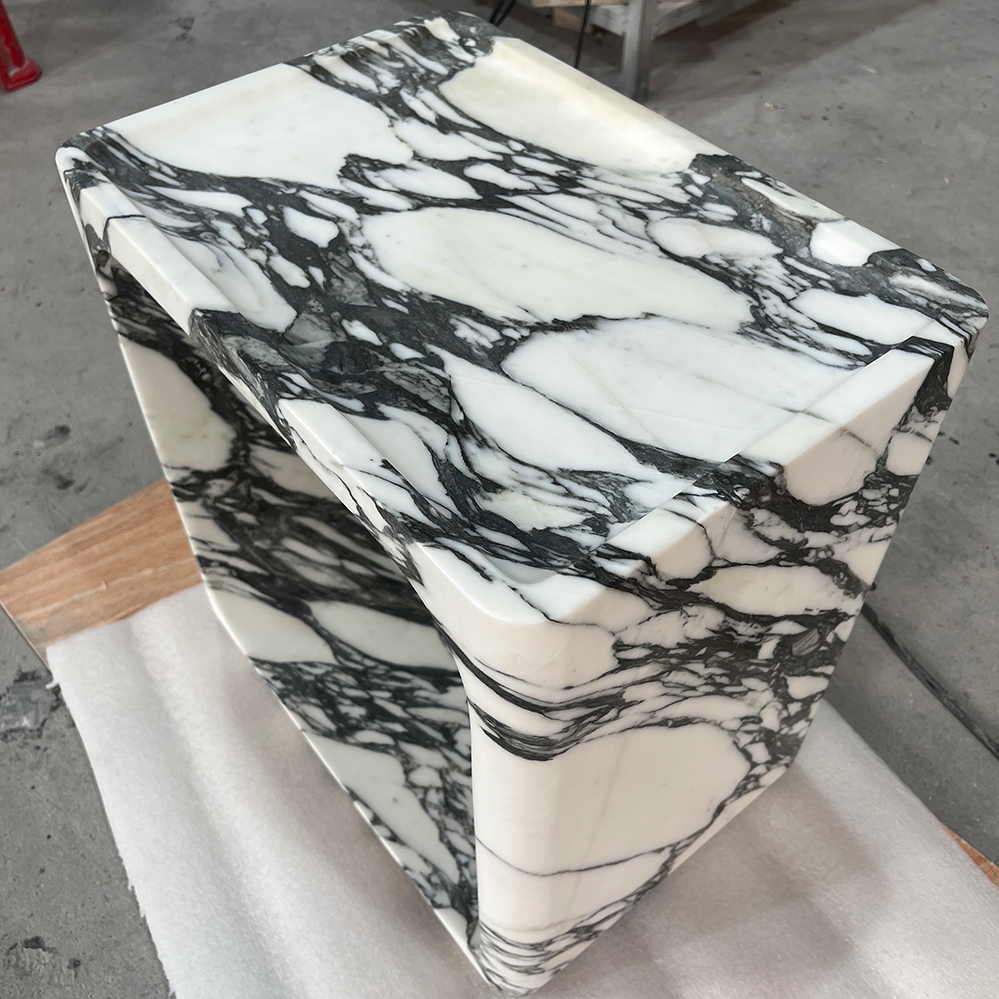 Calacatta viola square marble coffee table