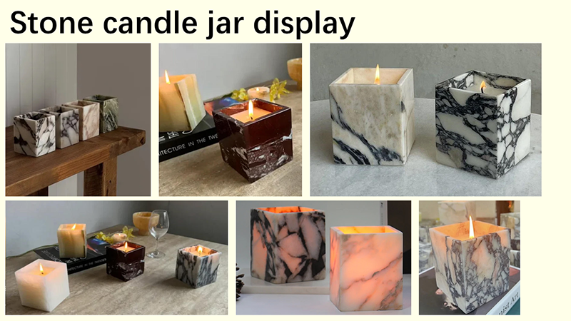 square candle jar