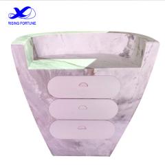 White marble small reception counter