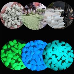custom pack natural high bright glow in the dark garden pebbles and rocks