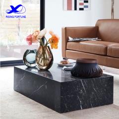 Luxury Square Marble Plinth Table Low in Various Colors