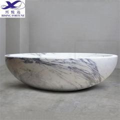 Hot Sale Used Natural Marble Stone bathtubs Solid Freestanding