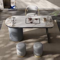 Furniture Modern European Coffee Table with Storage Nordic Coffee Table with Drawers Tea Table