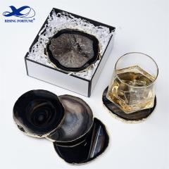 balck agate cup coaster