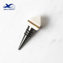Custom Natural Marble Stone Wine Bottle Stopper Gifts
