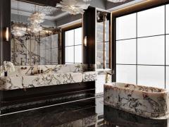 Luxury Purple Marble Slab
