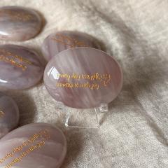 RF-Small MOQ Customized Words Stone Engraving CNC Laser Engraving Stone